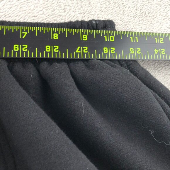 After The Saints Womens Sweatpants Size XS Black Pull On Streetwear Bootcut Y2K - Picture 4 of 11
